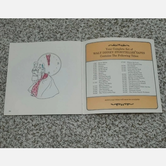 Walt Disney's Story of Cinderella 24 page Read-alo - Picture 4 of 5